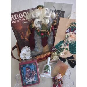 Northlight Santa, Rudolph the Red-Nosed Reindeer 1939 reprint, Spode Bell & More